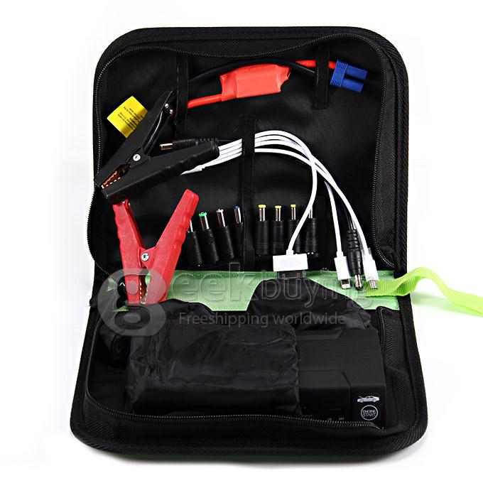 CS-02 16800mAh Multi-Function Car Battery Charger Emergency Car Jump Starter Power Bank - Black