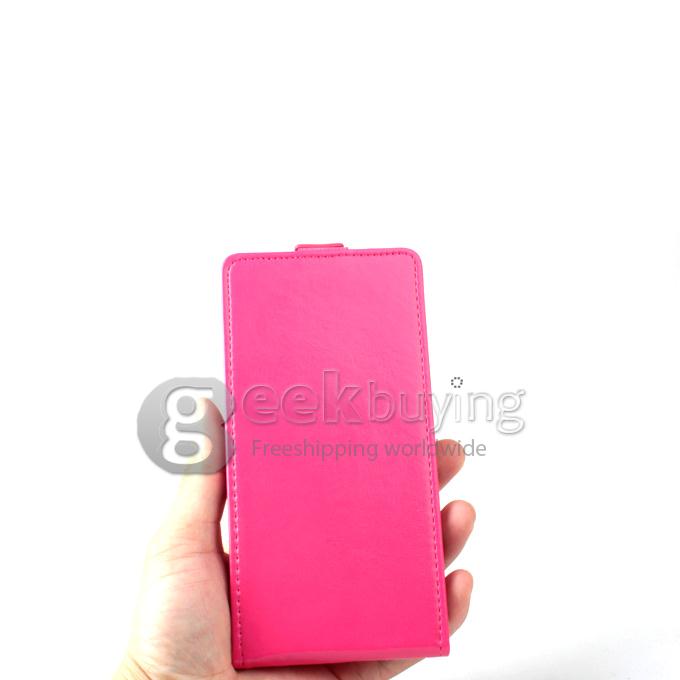 Protective PU Leather Hard Case Cover Shell for KINGZONE K1 - Pink