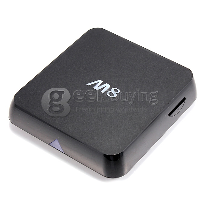 [Spain Stock] M8 Amlogic S802 Quad Core Cortex-A9 2.0Ghz Android 4.4 TV BOX 4K HDMI HDD Player Octa Core GPU 2.4G/5G WIFI XBMC Bluetooth - Black