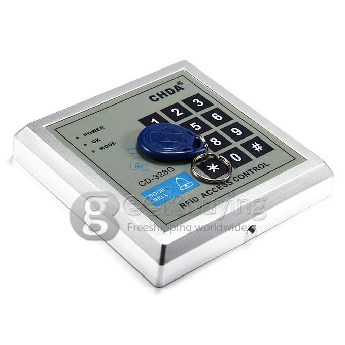 CHDA328G RFID Proximity Door Lock Access Control System + 10 Key Fobs