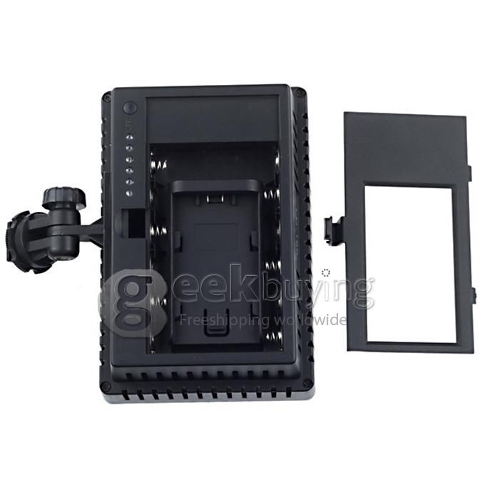Super Power HD-126 9.6W 5600K LED Digital Video Light for Canon Panasonic Sony Camera DV Camcorder - Black