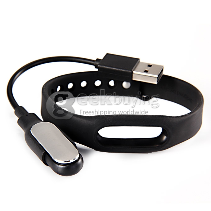 New Original Xiaomi Miband IP67 Smart Bluetooth 4.0 Bracelet Sleep Monitor 30 Day Standby Pedometer Support Android iPhone - Black