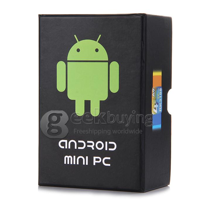 MK809IV RK3188 Quad-core 1.6GHz Android 4.2 Mini TV Box Dongle HDMI HDD Player 2G/8G WIFI Bluetooth 4.0 - White