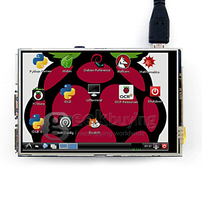 3.5 inch Touch Screen TFT LCD (A) 320*480 Designed for Raspberry Pi RPi 2