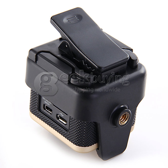 SJCAM M10 Mini Action Sports Camera Standard Version Novatek 12MP 1080P 170 Degrees Lens 1.5 Inch HD Camcorder Car DVR - Golden