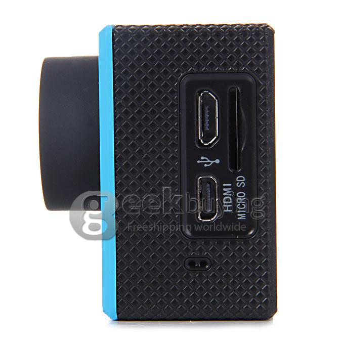 SJCAM SJ5000 Plus Ambarella A7LS75 16MP 1080P 60FPS WiFi Action Camera 1.5 Inch 170 Degrees Wide Angle Lens Diving HD Camcorder Car DVR - Blue