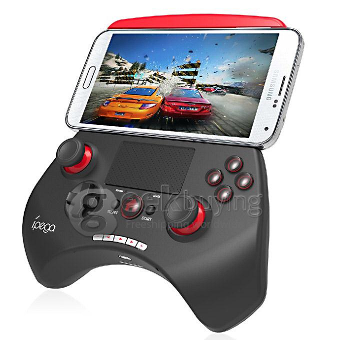 Ipega 9028 Wireless Bluetooth Game Controller Joystick Gamepad with Touchpad for Android/iOS/Android TV Box - Red