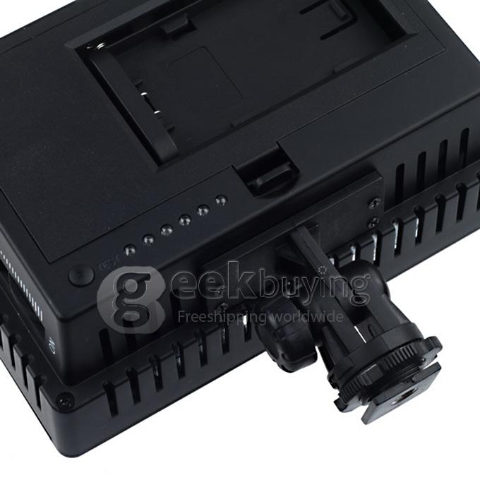 Super Power HD-126 9.6W 5600K LED Digital Video Light for Canon Panasonic Sony Camera DV Camcorder - Black