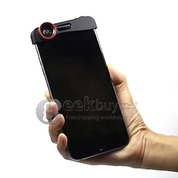 3in1 Wide Angle Lens + Macro Lens + Fish Eye Camera Lens for Apple iPhone 6 Plus 5.5