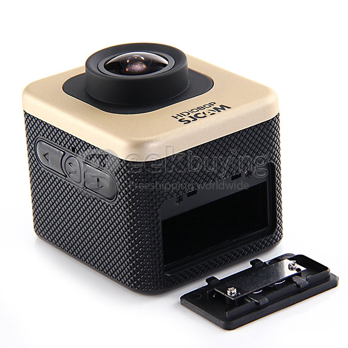 SJCAM M10 Mini Action Sports Camera Standard Version Novatek 12MP 1080P 170 Degrees Lens 1.5 Inch HD Camcorder Car DVR - Golden