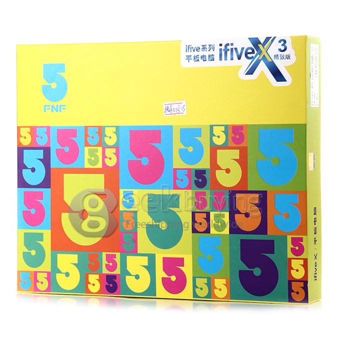 ifive X3 RK3188 Quad Core 1.6Ghz 10.1 Inch Tablet PC Android 4.4 OS 1920*1200 2GB/16GB BT  - Blue