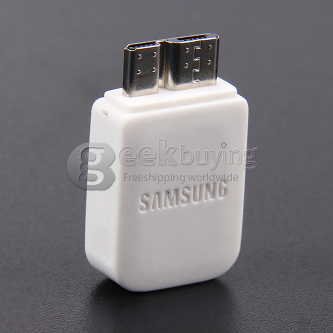 New Micro USB Adapter Connector Data Sync Charger Adapter Connection for Samsung Galaxy Note 3 III - White
