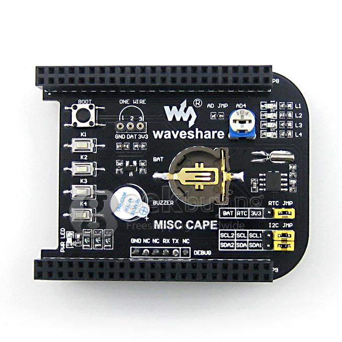 BeagleBone BB Black (Package E) Development Kit MISC CAPE + DS18B20 + Camera Various Expansion Board