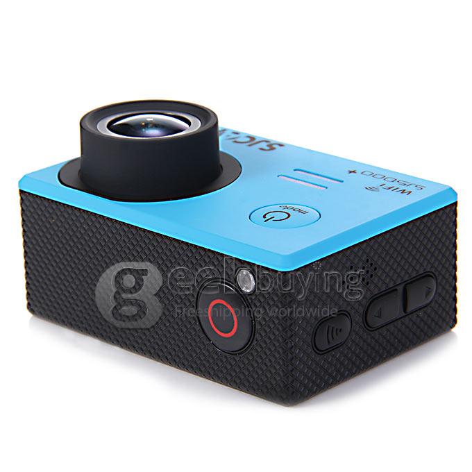 SJCAM SJ5000 Plus Ambarella A7LS75 16MP 1080P 60FPS WiFi Action Camera 1.5 Inch 170 Degrees Wide Angle Lens Diving HD Camcorder Car DVR - Blue