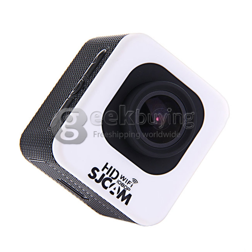 SJCAM M10 WiFi Mini Cube 12MP 1080P Novatek Sports Camera Lite Version 1.5 Inch 170 Wide Angle Lens Waterproof HD Camcorder Car DVR - White