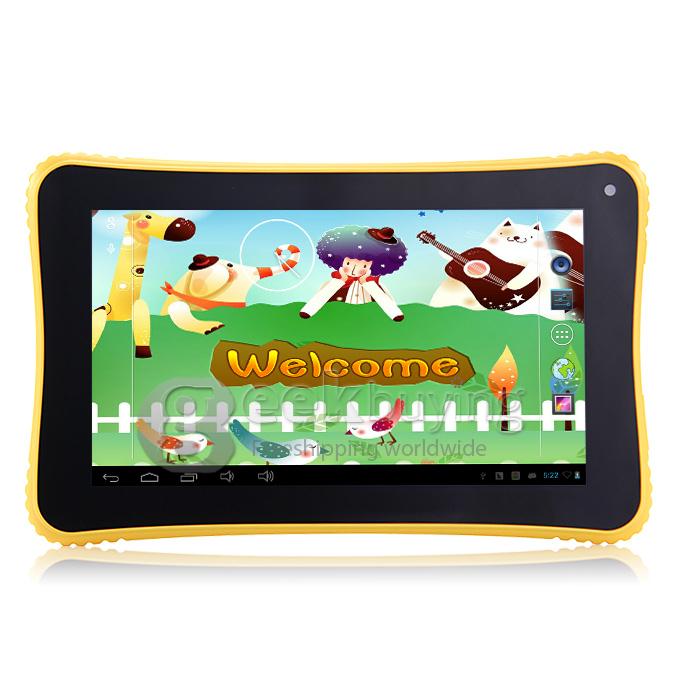 VENSTAR K7 Kids Pad RK3026 7 Inch Tablet PC Android 4.2 OS 8GB ROM Capacitive Touch Screen Dual Cameras - Yellow