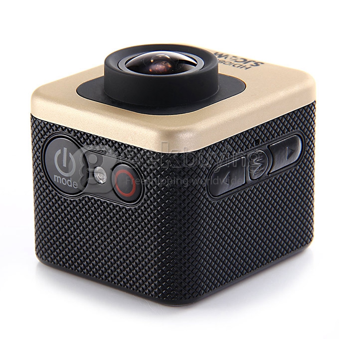 SJCAM M10 Mini Action Sports Camera Standard Version Novatek 12MP 1080P 170 Degrees Lens 1.5 Inch HD Camcorder Car DVR - Golden