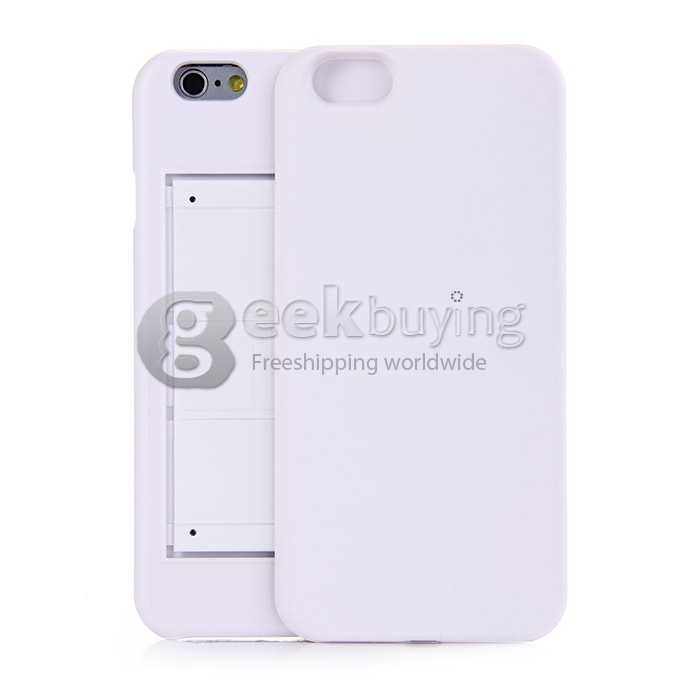 New Mini Wireless Bluetooth Keyboard Sliding Slide Out Keyboard Case Cover for iPhone6 - White