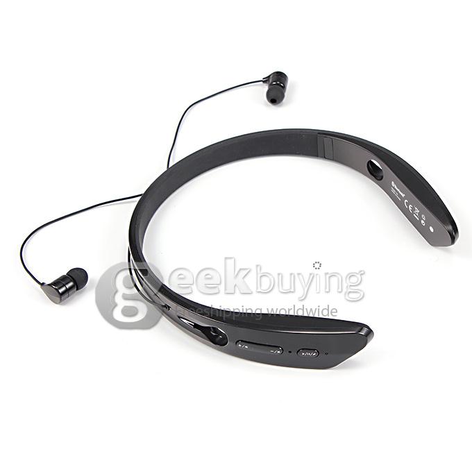 Cannice Y2 Bluetooth 4.0 Binaural Stereo Waterproof Headset Headband NFC - Black