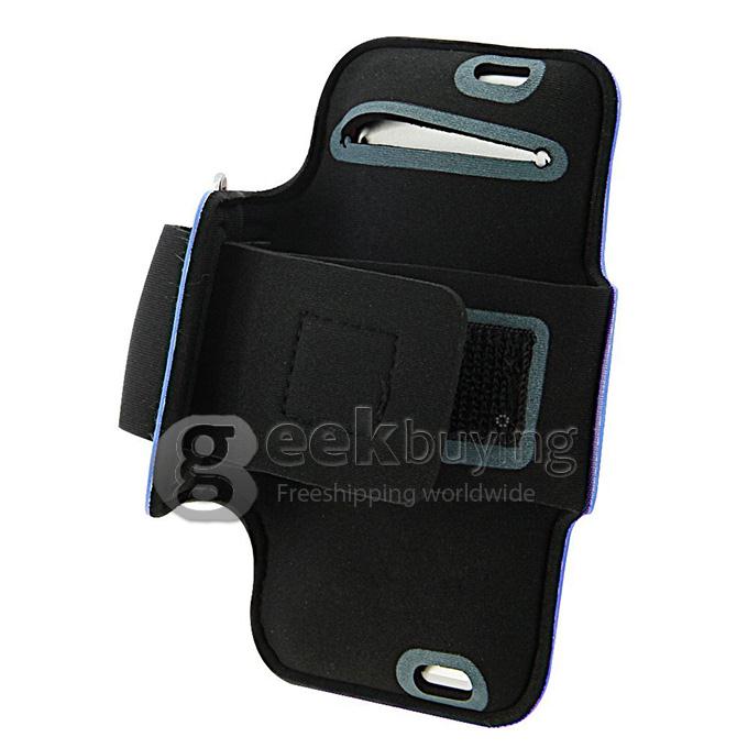 New High Quality Running Armband Arm Band Case Cover for Samsung Galaxy Note4 N9100 - Blue