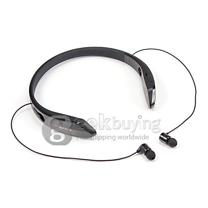 Cannice Y2 Bluetooth 4.0 Binaural Stereo Waterproof Headset Headband NFC - Black
