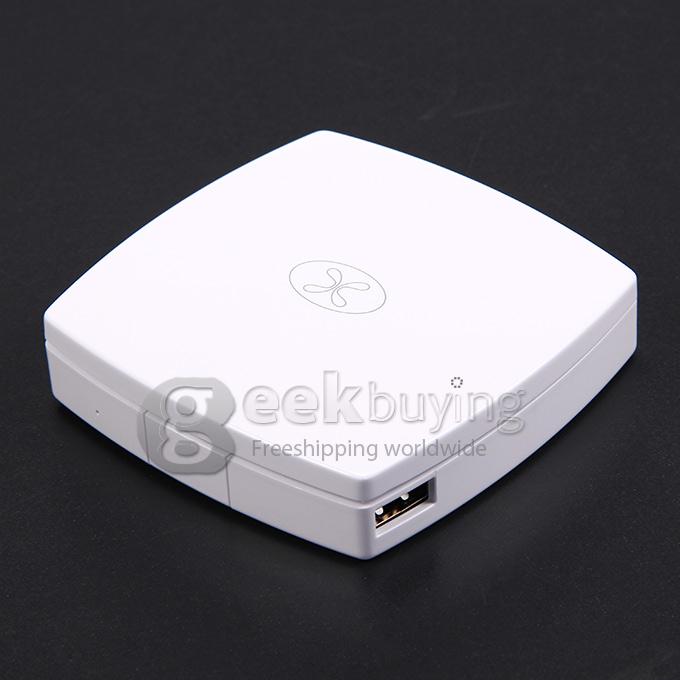 Vorson Mirror 6000mAh Power Bank External Li-polymer Battery 2.1A for iPhone iPad Smartphone Tablet - White