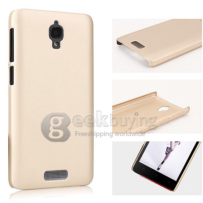 MOSKII Shield PC Back Case Protective Cover for Lenovo S660/S668T - Golden