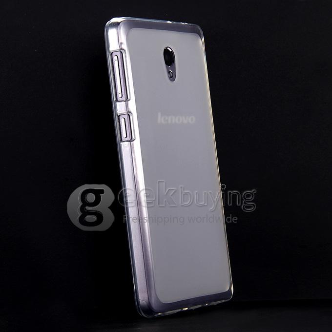 High Quality Protective Silica Gel Case Soft Back Cover for Lenovo S860 - Transparent