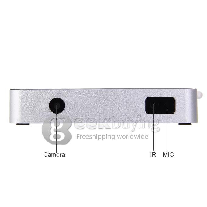 M8S RK3288 Quad Core 1.8GHz Android 4.4 Mini TV BOX HDMI HDD Player 2G/8G Dual Band 2.4G/5G WIFI Bluetooth 2.0MP Camera - Silver