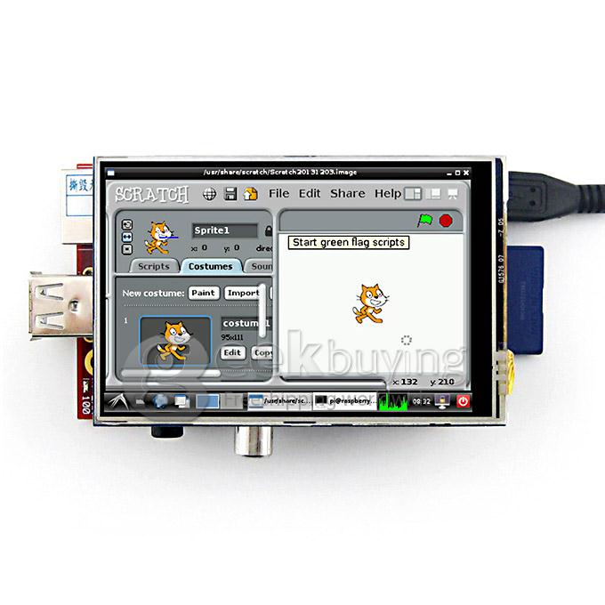 [France Stock]3.5 inch Touch Screen TFT LCD (A) 320*480 Designed for Raspberry Pi RPi 2