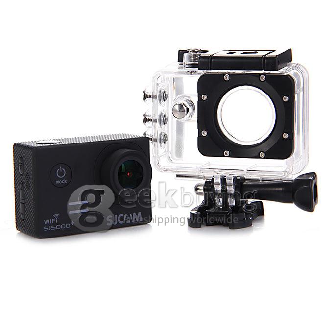 [France Stock]SJCAM SJ5000 Plus Ambarella A7LS75 16MP 1080P 60FPS WiFi Action Camera 1.5 Inch 170 Degrees Wide Angle Lens Waterproof Diving HD Camcorder Car DVR - Black