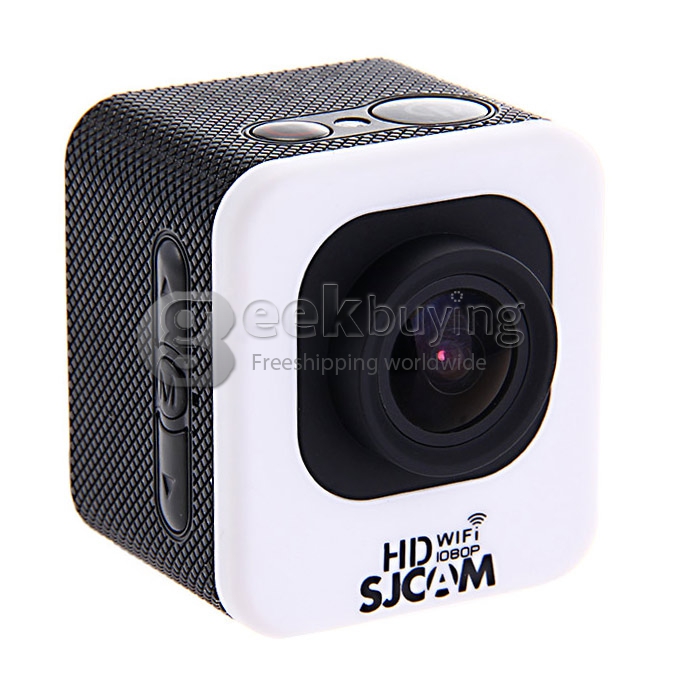 SJCAM M10 WiFi Mini Cube 12MP 1080P Novatek Sports Camera Lite Version 1.5 Inch 170 Wide Angle Lens Waterproof HD Camcorder Car DVR - White