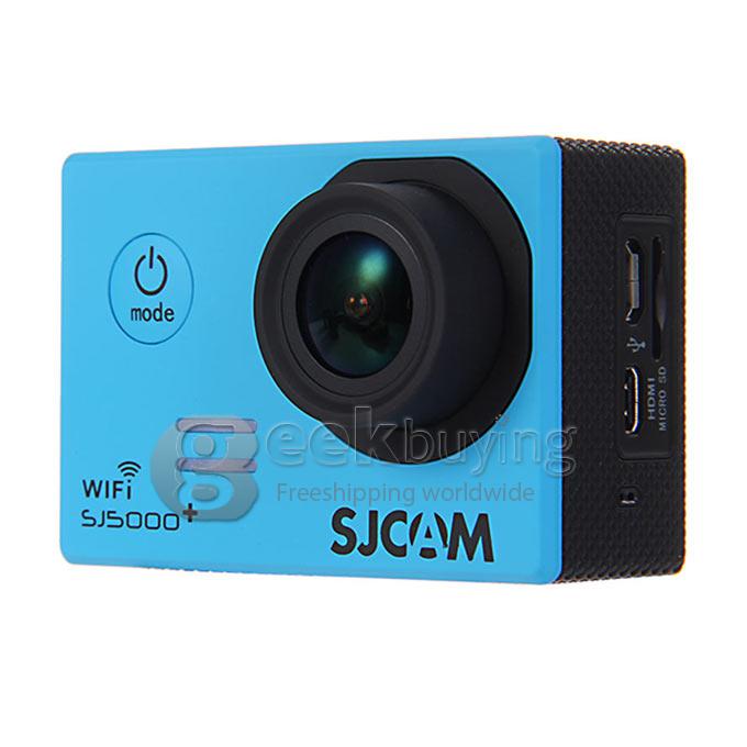 SJCAM SJ5000 Plus Ambarella A7LS75 16MP 1080P 60FPS WiFi Action Camera 1.5 Inch 170 Degrees Wide Angle Lens Diving HD Camcorder Car DVR - Blue