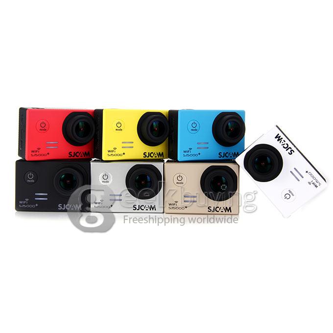 [France Stock]SJCAM SJ5000 Plus Ambarella A7LS75 16MP 1080P 60FPS WiFi Action Camera 1.5 Inch 170 Degrees Wide Angle Lens Waterproof Diving HD Camcorder Car DVR - Black