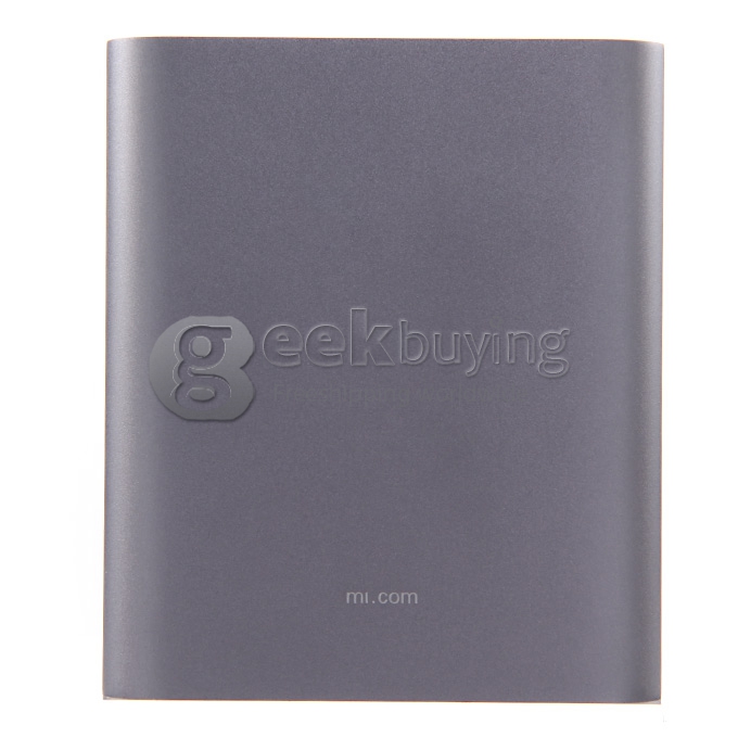 XiaoMi 10400mAh USB Portable Power Bank External Battery Charger for Mobile Phones Tablets iPhone6 Plus Samsung HTC Google Blackberry - Grey