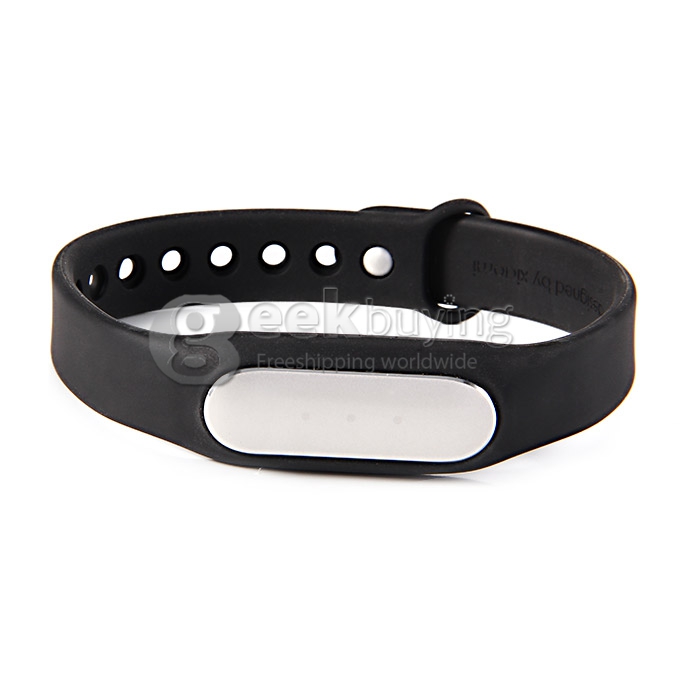 New Original Xiaomi Miband IP67 Smart Bluetooth 4.0 Bracelet Sleep Monitor 30 Day Standby Pedometer Support Android iPhone - Black