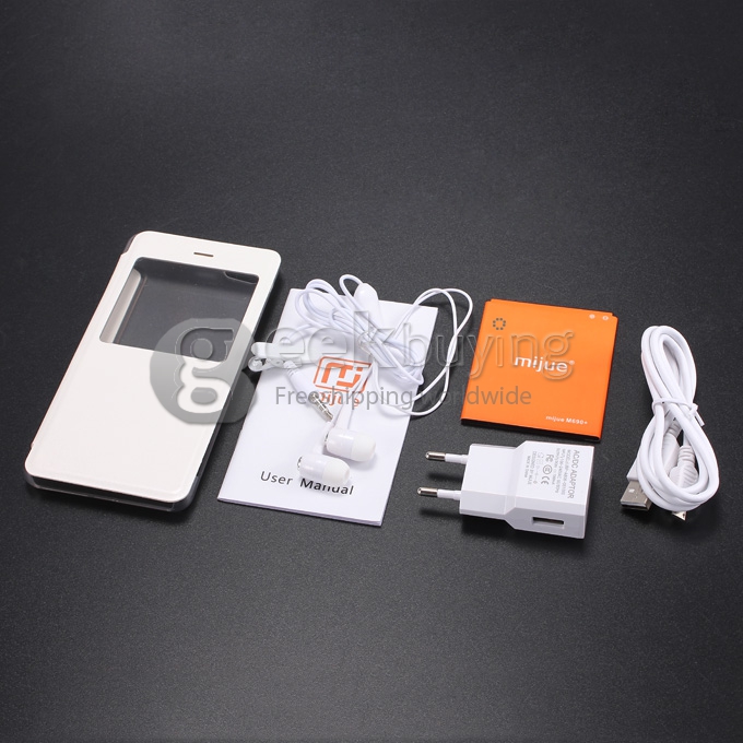 MIJUE M690 MTK6592 Octa Core 1.7GHz Smartphone 5.0 Inch IPS HD Screen Android 4.4 1GB RAM 8GB ROM 8.0MP 3G/OTG - White