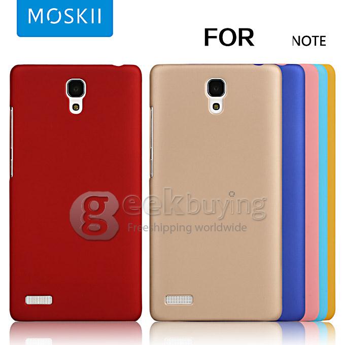 MOSKII Shield PC Back Case Protective Cover for Xiaomi Redmi NOTE - Yellow