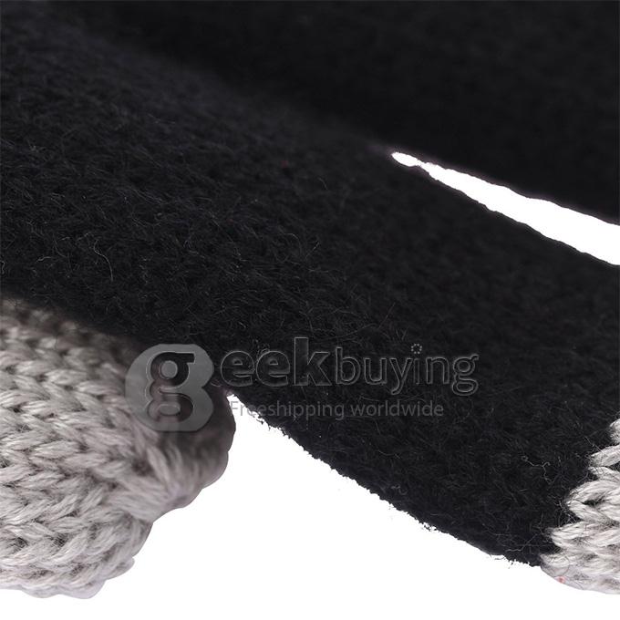 Winter Bluetooth Talking Gloves with Touch Function for iPhone Android Phone - Black