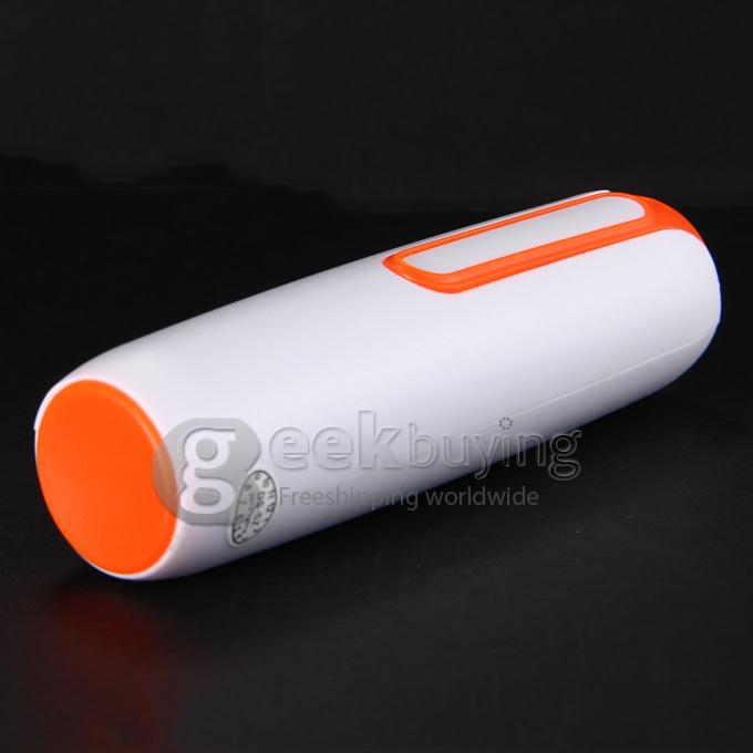 New 2600mAh Portable Mini Power Bank Tube External Battery for Smartphone Tablet iPhone iPad iPod - Orange