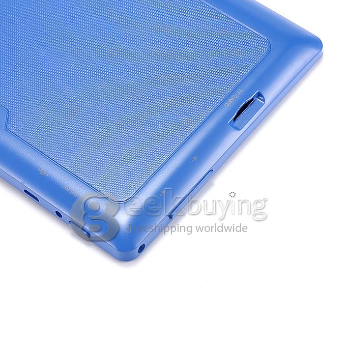 Q90 Allwinner A23 7 Inch Tablet PC Android 4.4 OS 4GB ROM Capacitive Touch Screen Dual Cameras - Blue