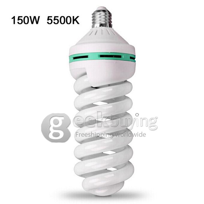 E27 10M Wireless Remote Control Lamp Holder + 220V 150W Light Bulb Fluorescent Home Light