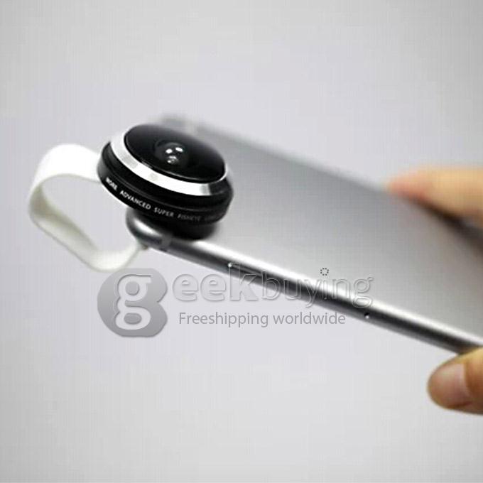 Universal Detachable Super 235 Degree Fisheye Clip Lens for iPhone 6 iPhone 6 Plus Note 4 Smartphone