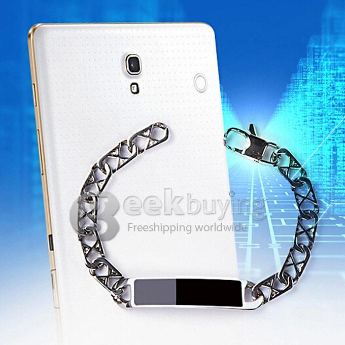 Intelligent Wearable NFC Bracelet for Android Electronic Device APP Lock Unlock Screen Share Business Card - Black