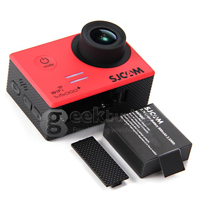 SJCAM SJ5000 Plus Ambarella A7LS75 16MP 1080P 60FPS WiFi Action Camera 1.5 Inch 170 Degrees Wide Angle Lens Diving HD Camcorder Car DVR - Red