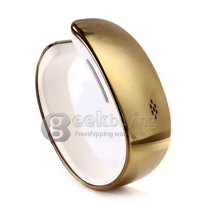 Y02 Women LCD Bluetooth 3.0 Smart Bracelet Wrist Watch for Samsung Android Phone Call/SMS Remind Remote - Glod
