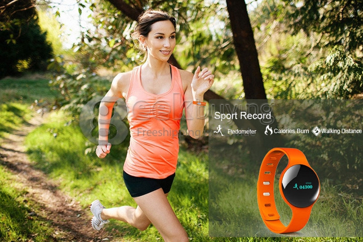Landscape (SANSUI) H1 Bluetooth 4.0 Smart Watch Anti Lost Intelligent Motion Sleep Detection Pedometer Calls - Green