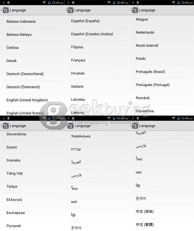 Leagoo Lead 5 MTK6582 Quad core 1.3GHz 5.0Inch Smartphone Android 4.4 1GB+8GB 8.0MP+3.2MP OGS IPS FWVGA 3G GPS - Black