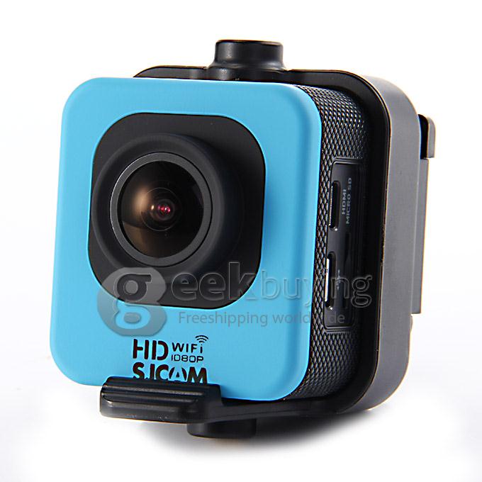 SJCAM M10 WiFi Mini Cube 12MP 1080P Novatek Sports Camera Lite Version 1.5 Inch 170 Wide Angle Lens Waterproof HD Camcorder Car DVR - Blue