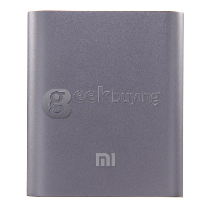 XiaoMi 10400mAh USB Portable Power Bank External Battery Charger for Mobile Phones Tablets iPhone6 Plus Samsung HTC Google Blackberry - Grey